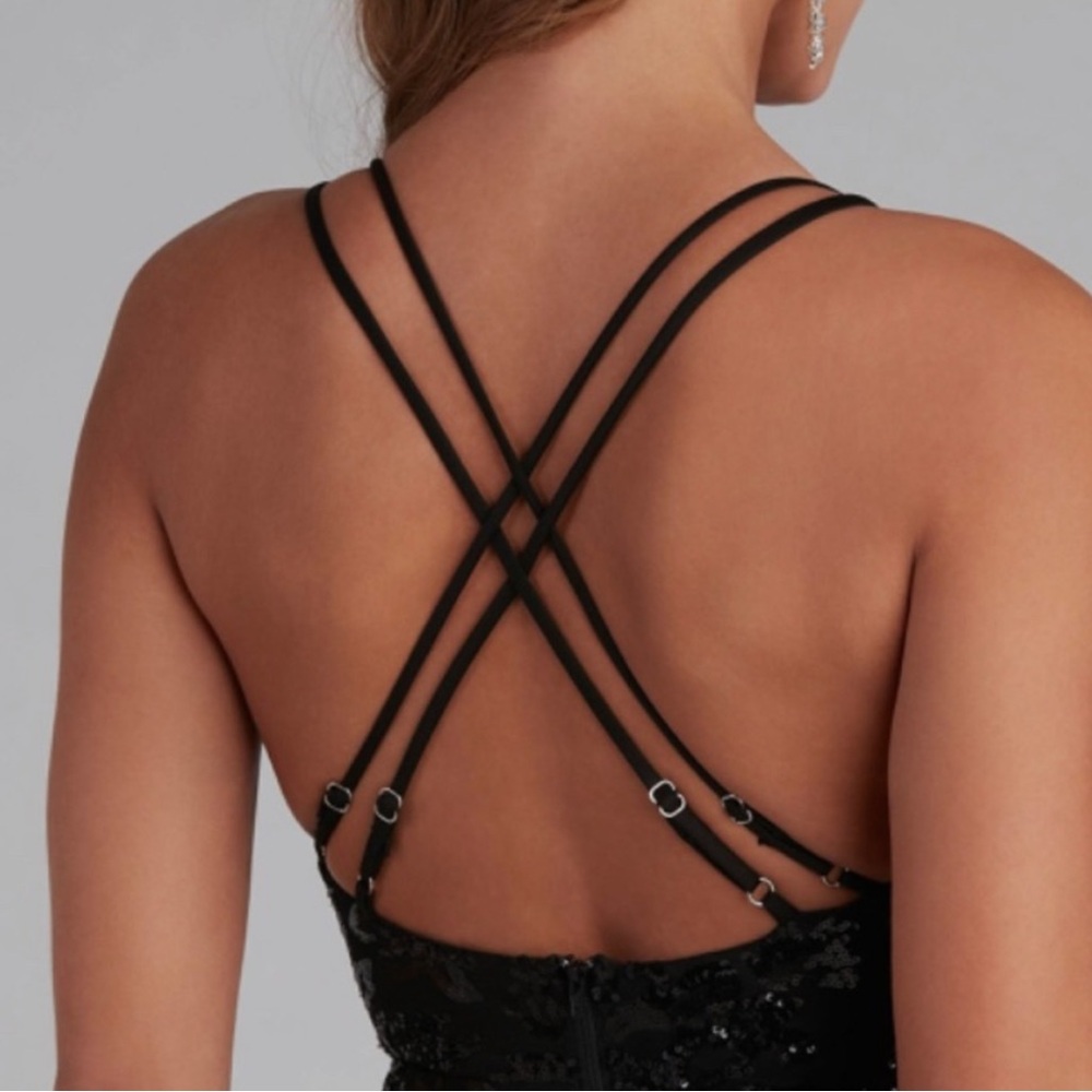 Windsor Black Evening Dress - Picture 3 of 8